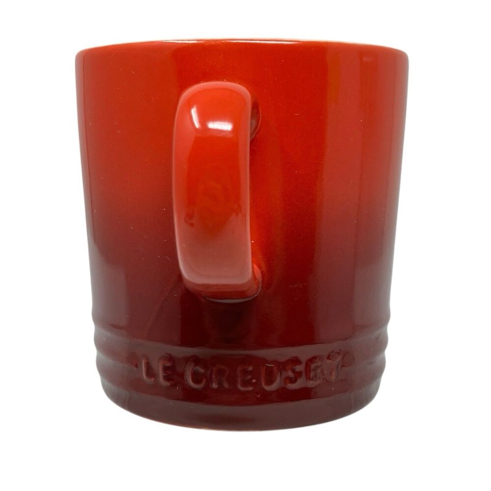 Le Creuset Mug 12oz Red Cerise Stoneware Ombre Coffee Cup Kitchen 350ml Gift